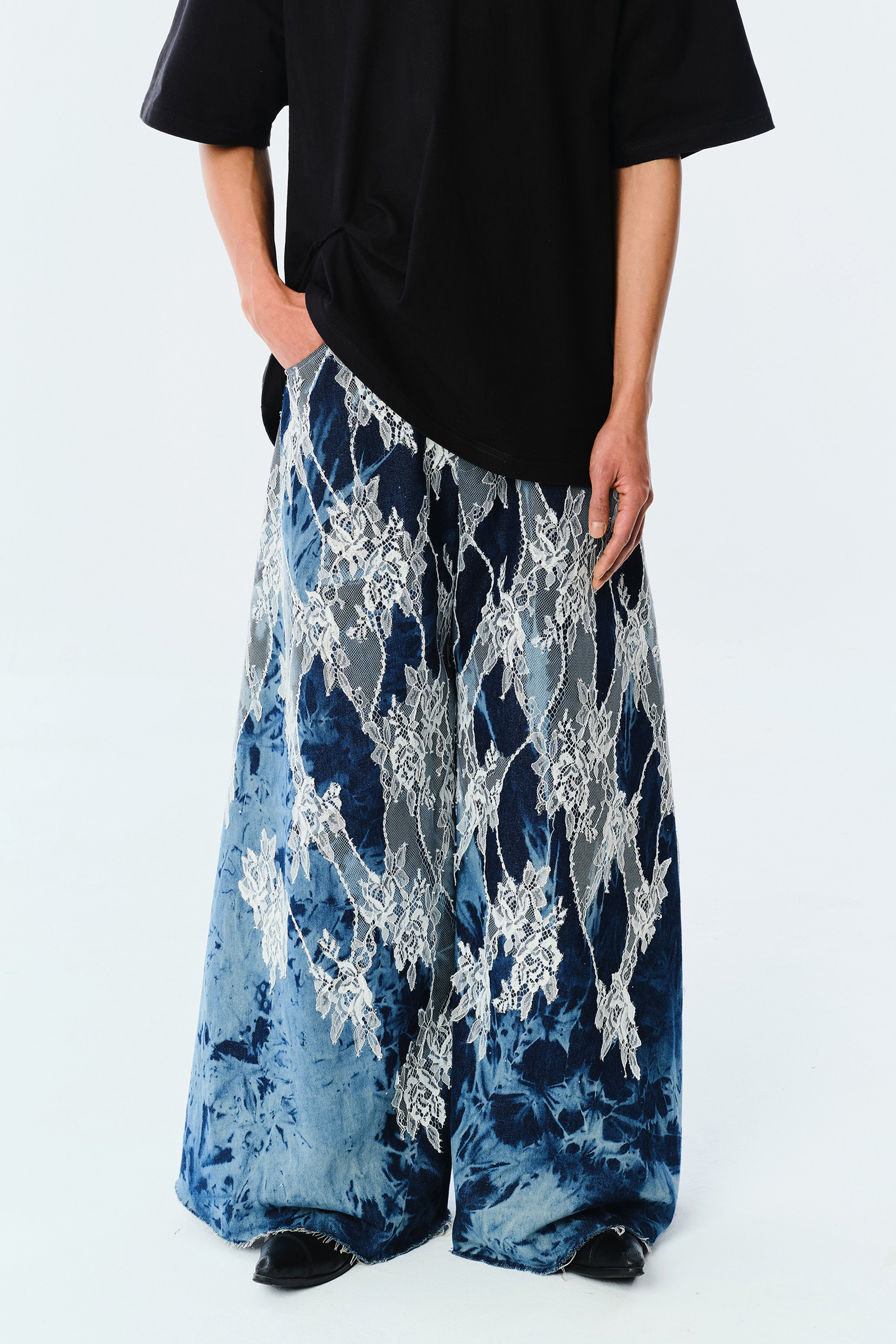 Overgrown Lace Jeans