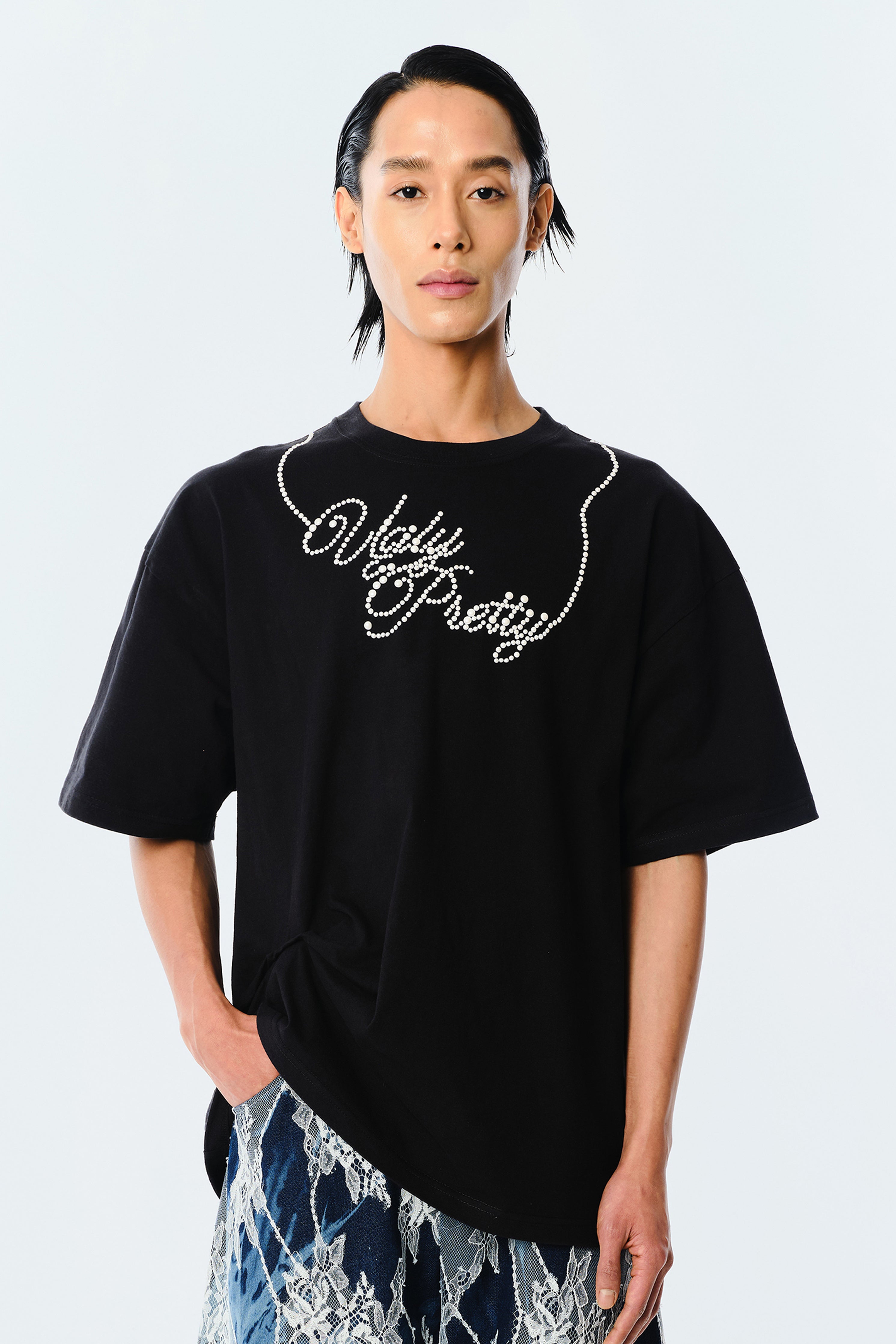 Ugly Pretty Pearl Logo T-Shirt (Black)