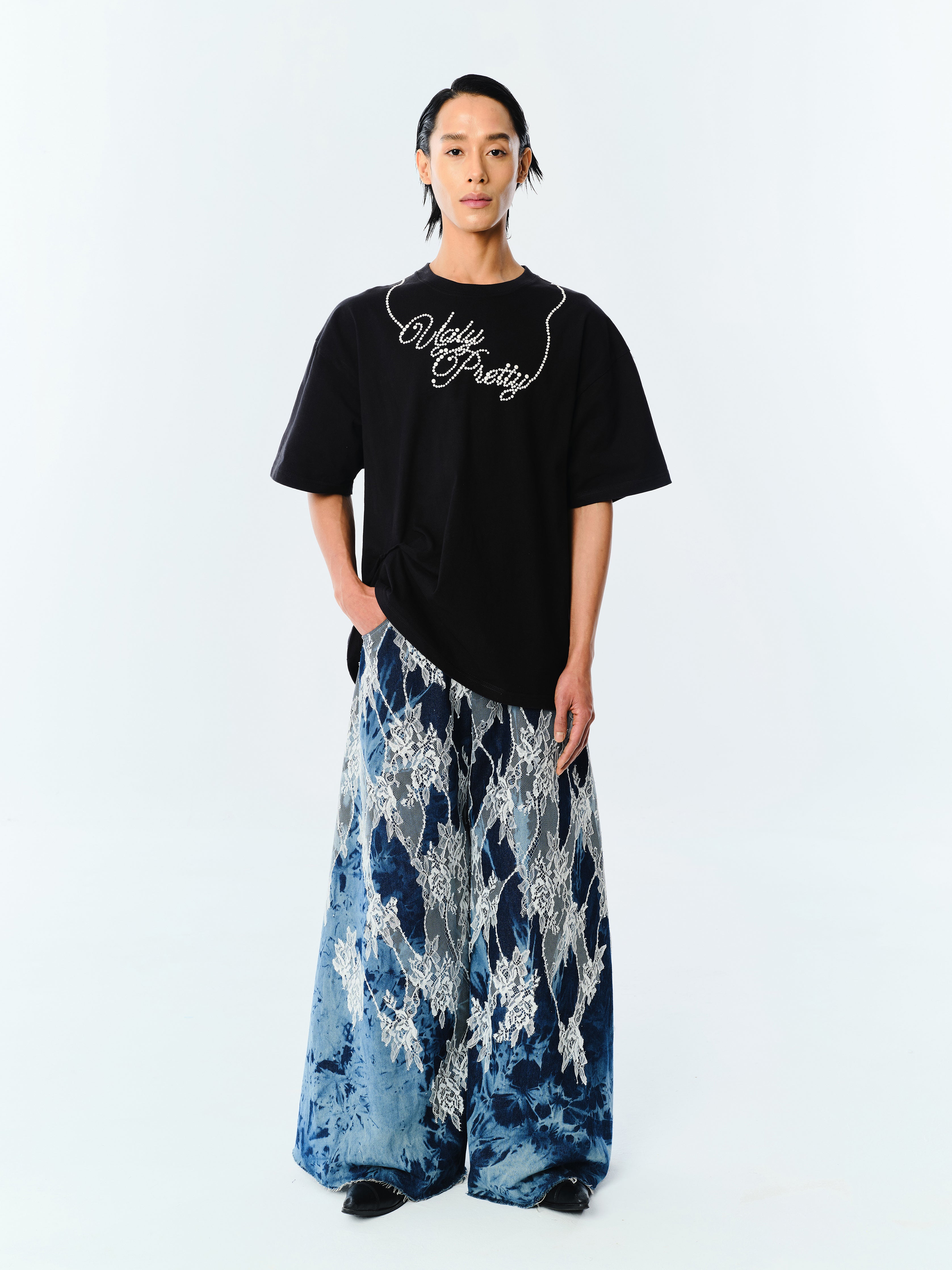 Overgrown Lace Jeans