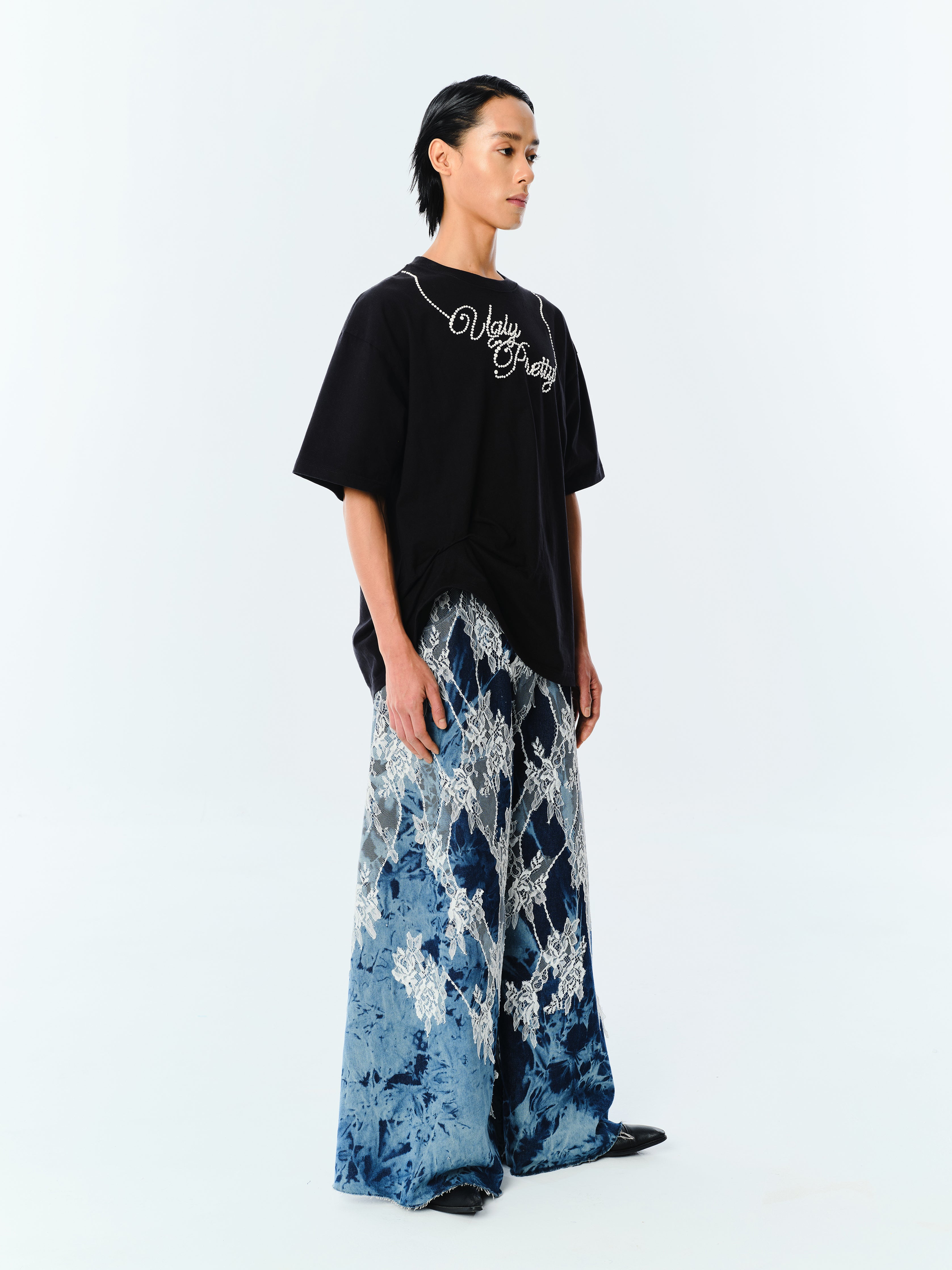 Overgrown Lace Jeans