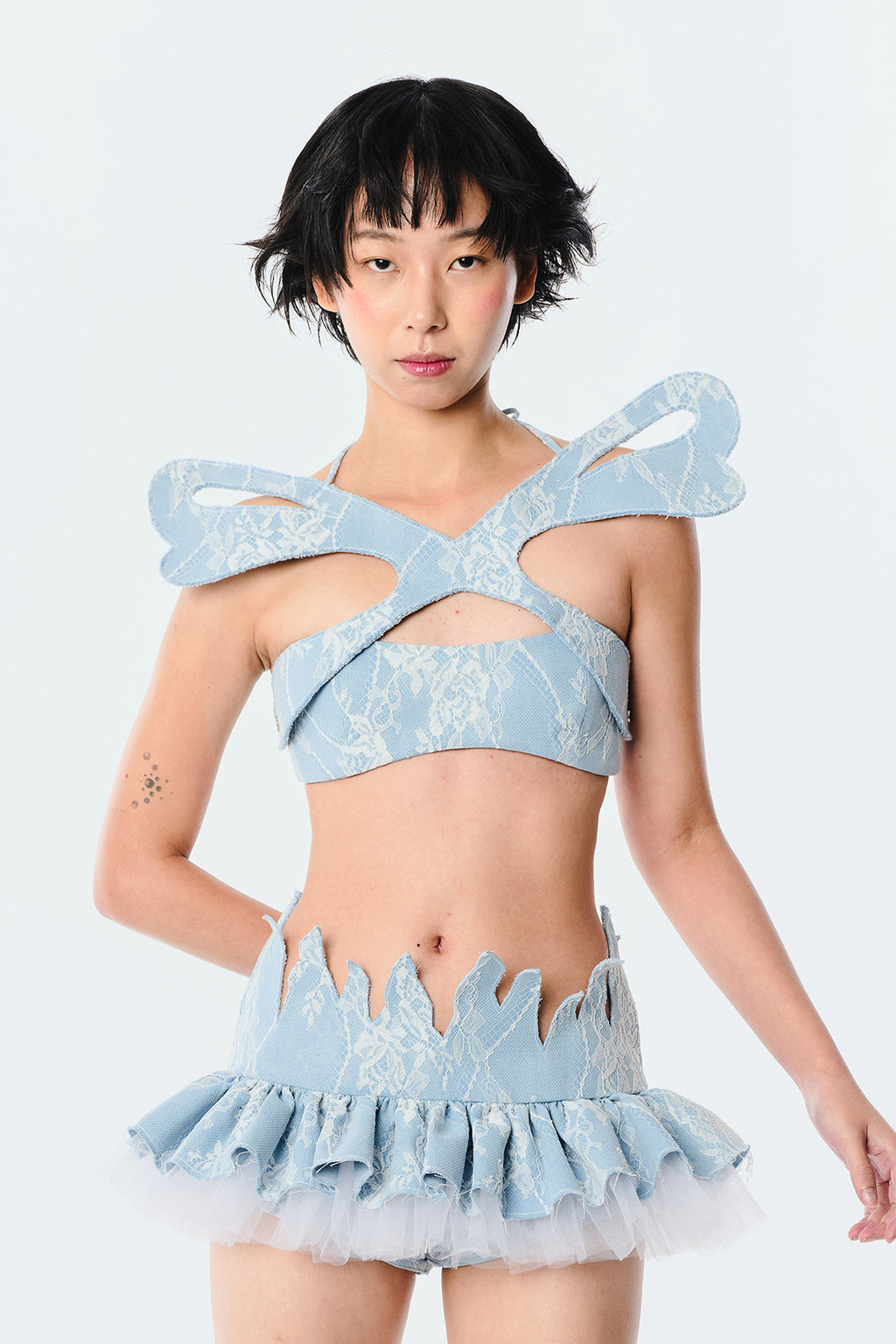 Pixie Wing Top (Baby Blue)