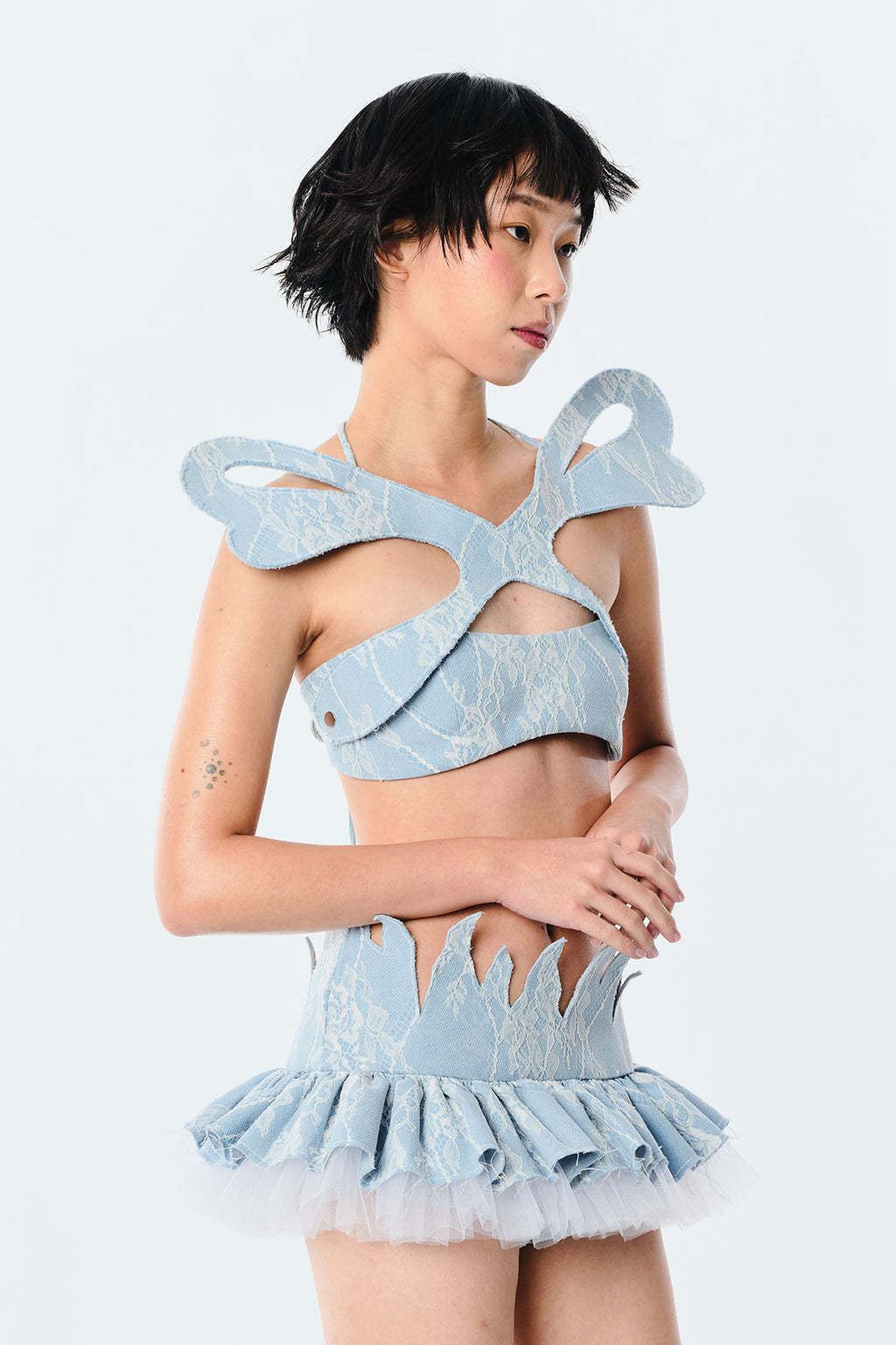 Pixie Wing Top (Baby Blue)
