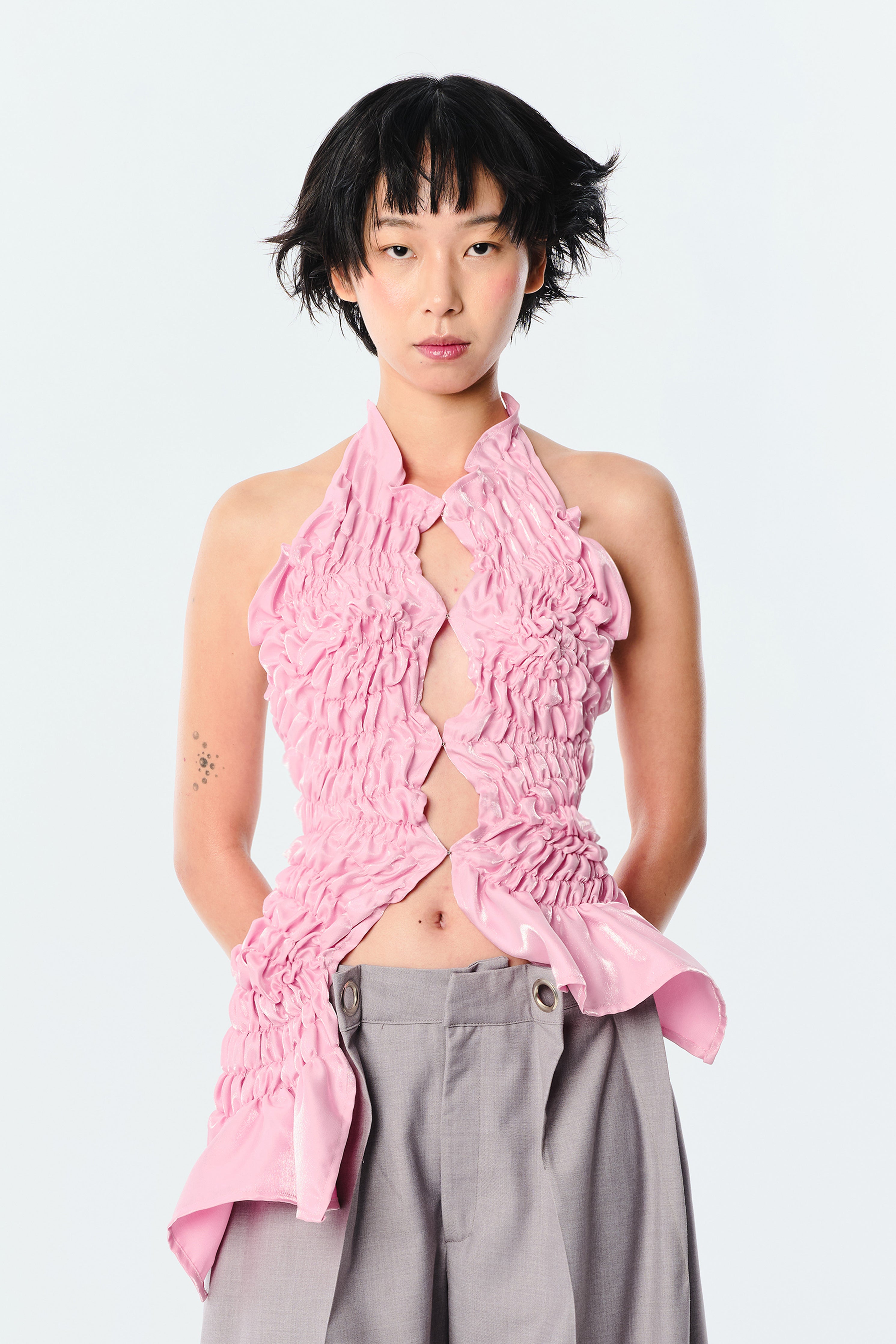 Blooming Smocked Top (Pink)